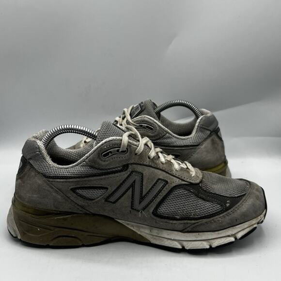 New Balance 990v5 Womens Size 9 Athletic Shoes Grey Suede MADE IN USA W990GL5 - Picture 6 of 13